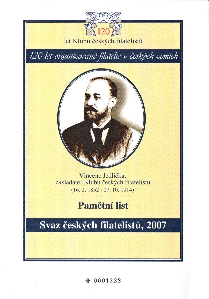4632 ČR, PL 120 let filatelie v ČSR