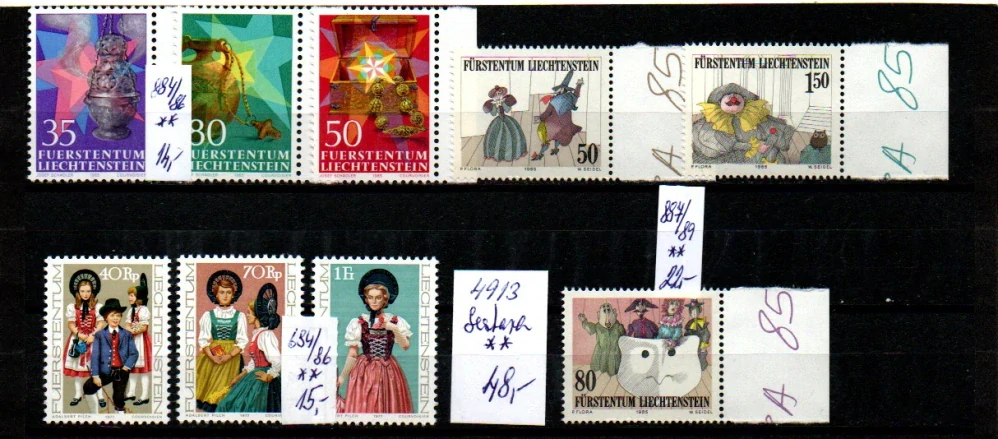 4913 Lichtenstein, sestava, xx