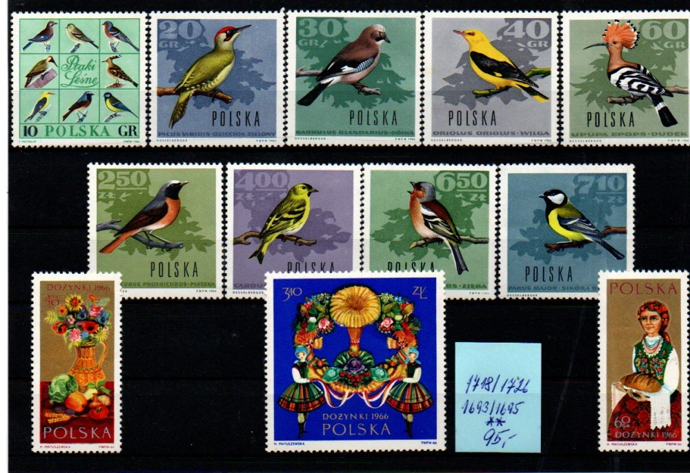 5404 Polsko, ptáci, xx