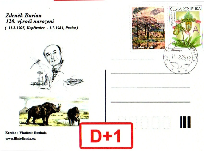 5518 Lístek Z.Burian, o