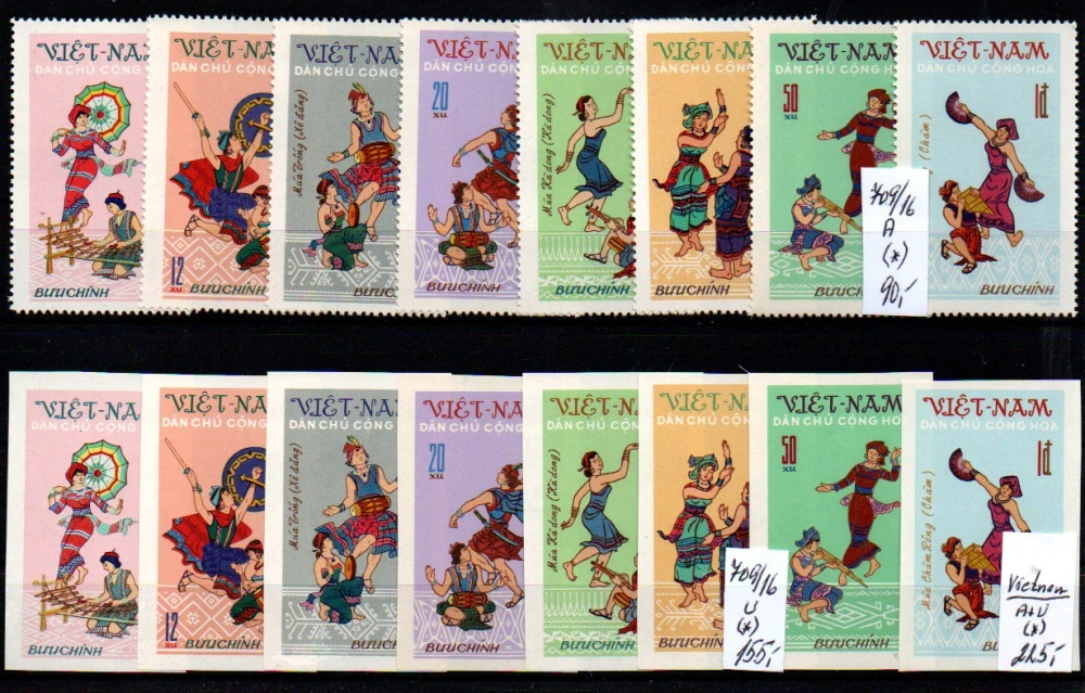 5786 Vietnam, lidové tance, (x)