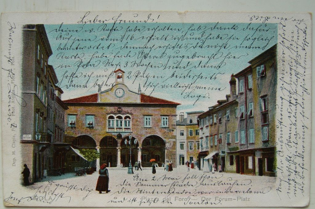 P0020 Pola, Piazza der Forum