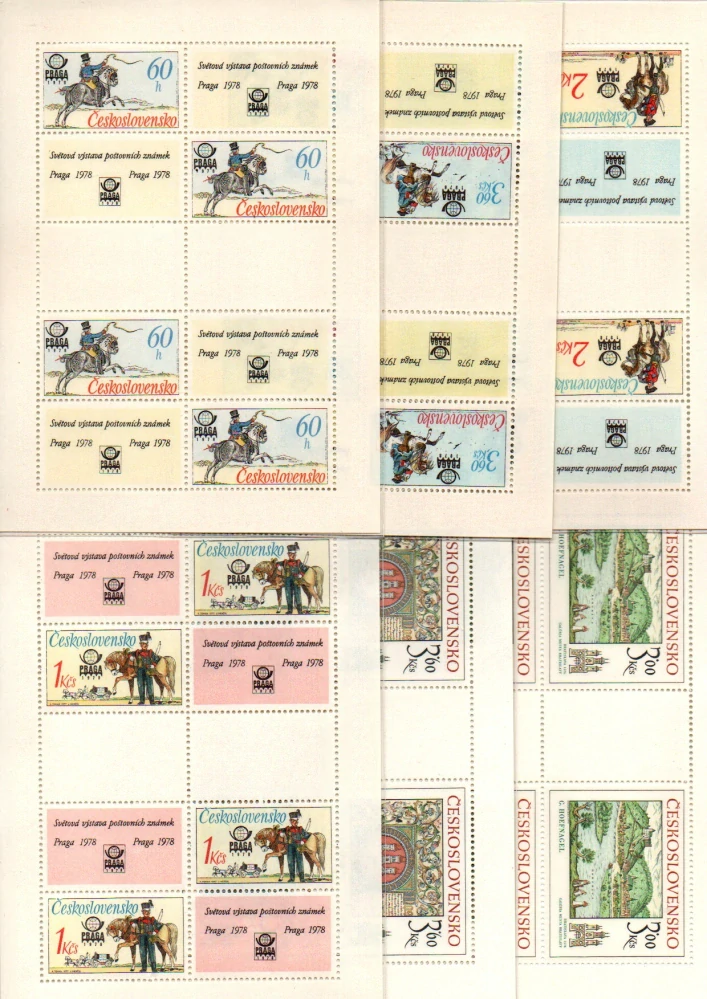 5358 ČSR II, sestava PL a aršíků,  xx
