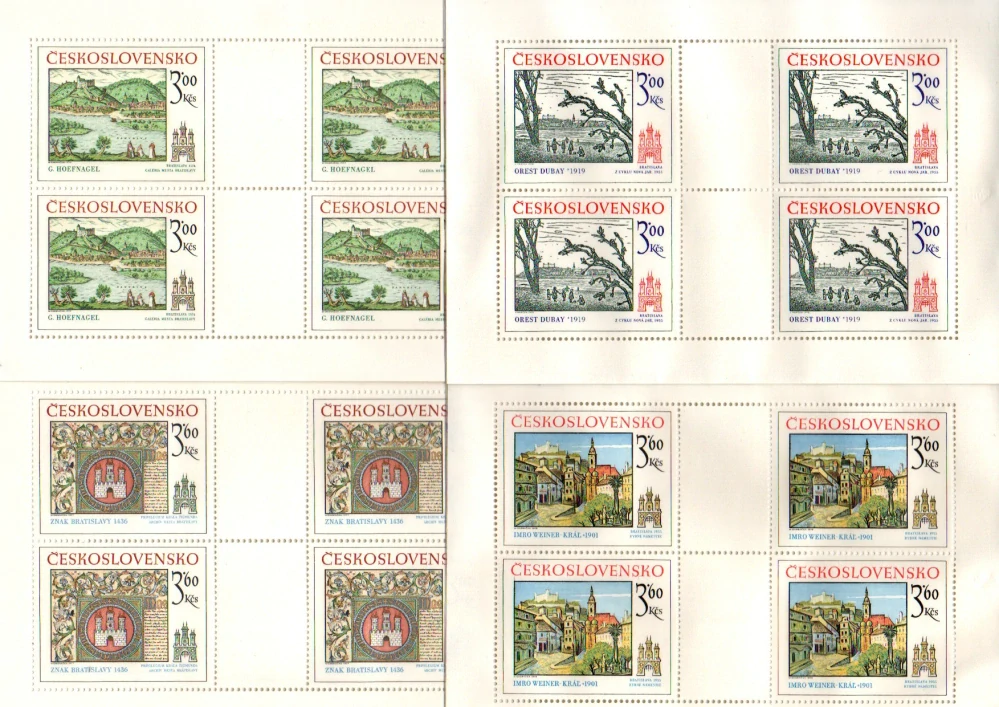 5614 ČSR II, aršíky + PL,  xx