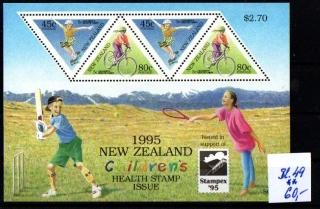 4849 Nový Zeland, aršík sport,  xx