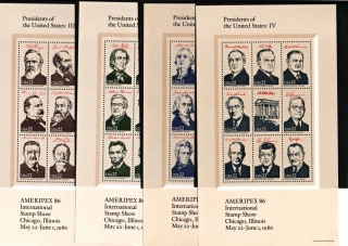 5205 USA, presidenti, aršíky, xx