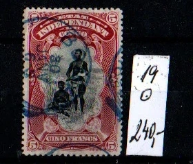 5268 Belgické Kongo, č.19, o