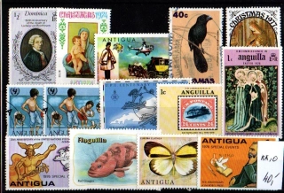 5743 Anguilla + Antigua, xx, o